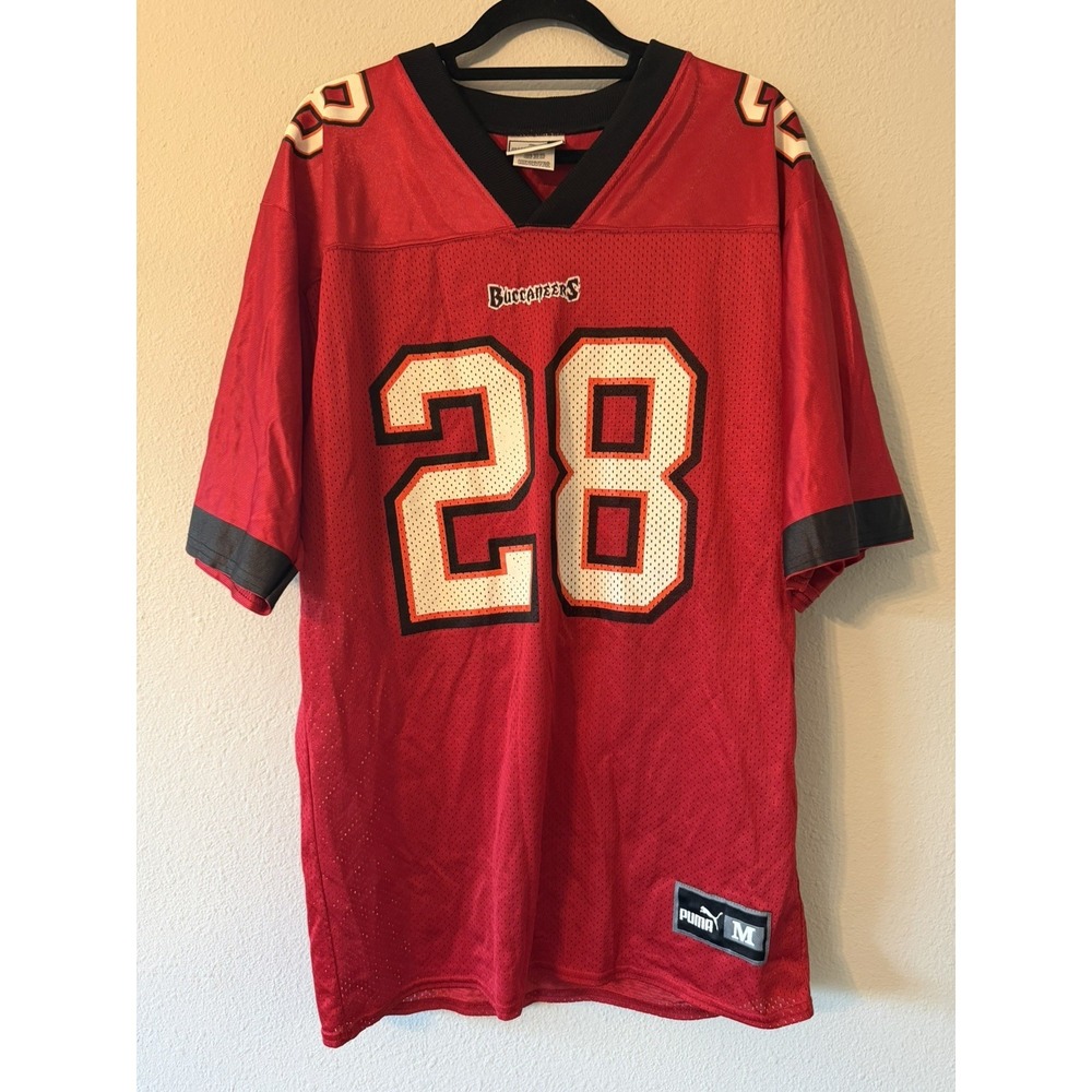 Vintage Tampa Bay Buccaneers Football Jersey Warrick Dunn Starter Size Medium